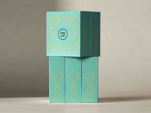 Branding Square Boxes Mockup