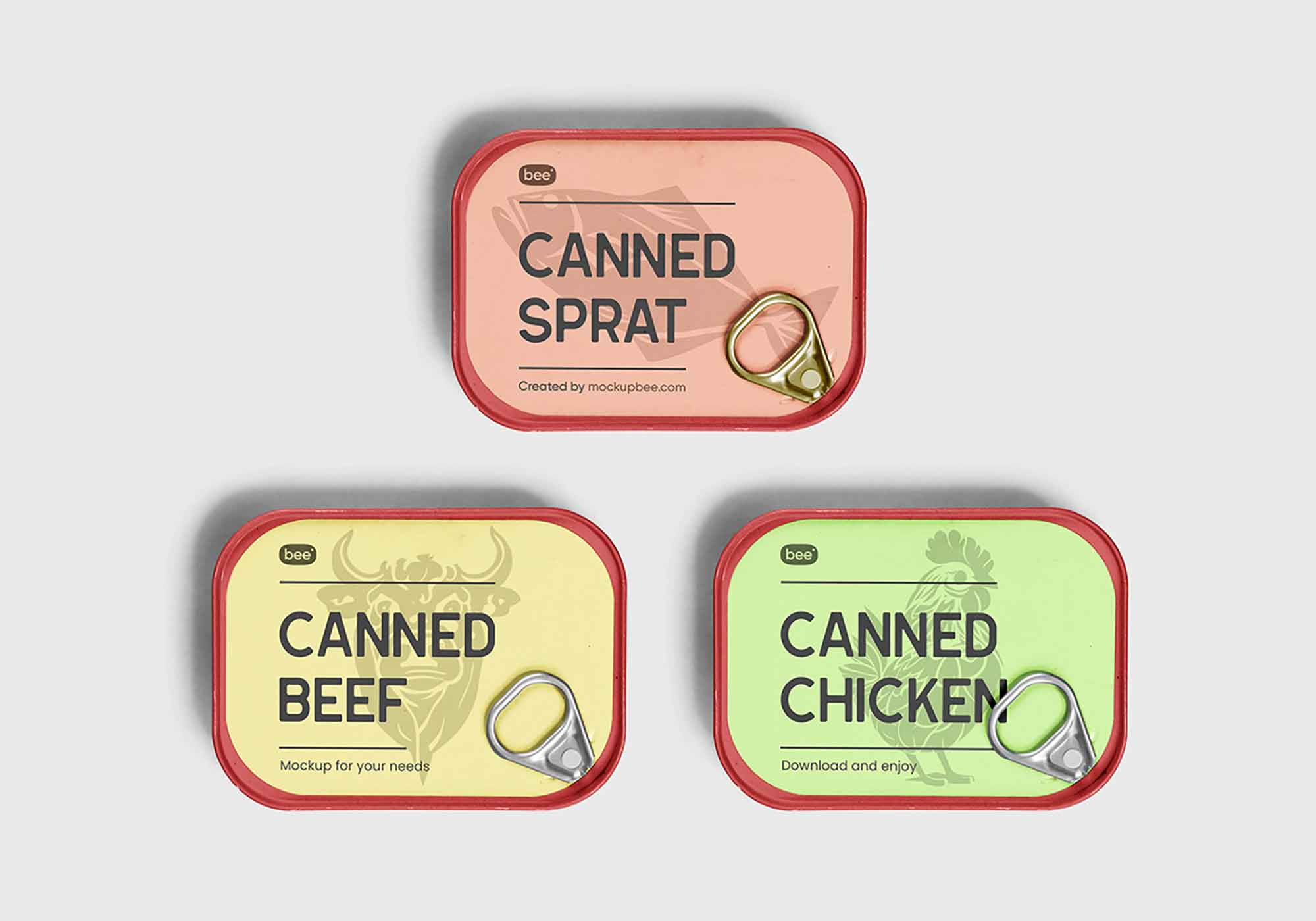 Canned Food Mockup