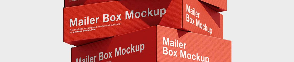 Cardboard Boxes Mockup