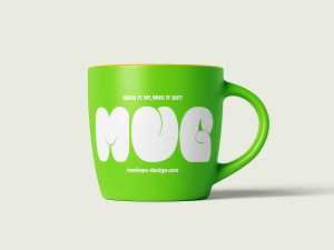 Ceramic Matt Mug Mockup