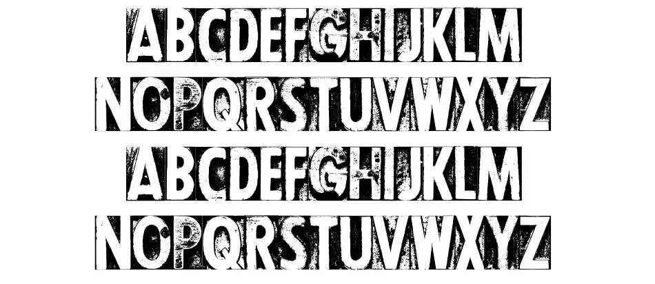 CF Letterpress Type