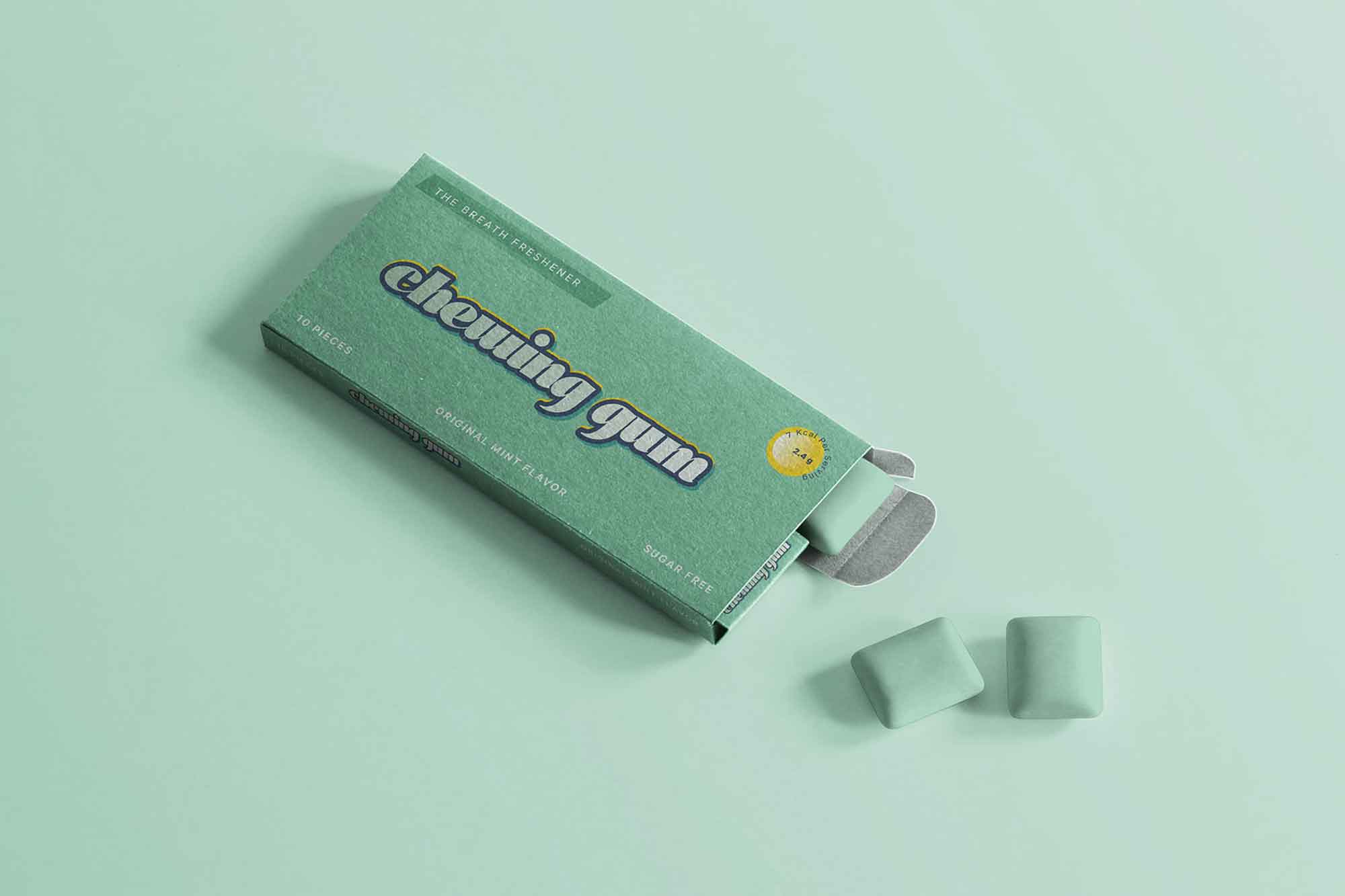 Chewing Gum Mockup