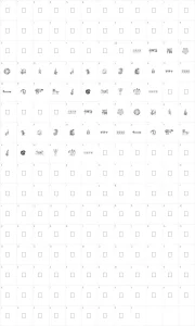Mapa de caracteres da fonte Chinese New Year By Tom