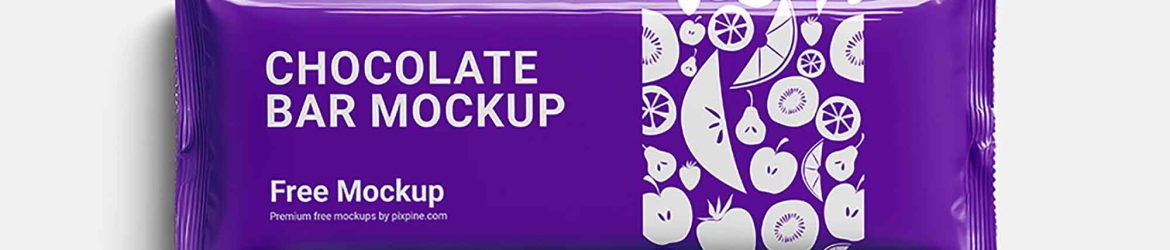 Chocolate or Candy Bar Mockup