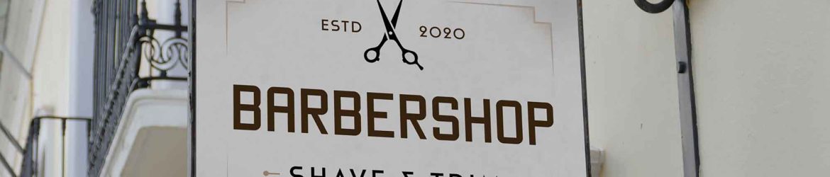 Classic Wall Mounted Signage Mockup