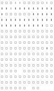 Mapa de caracteres da fonte Code 39