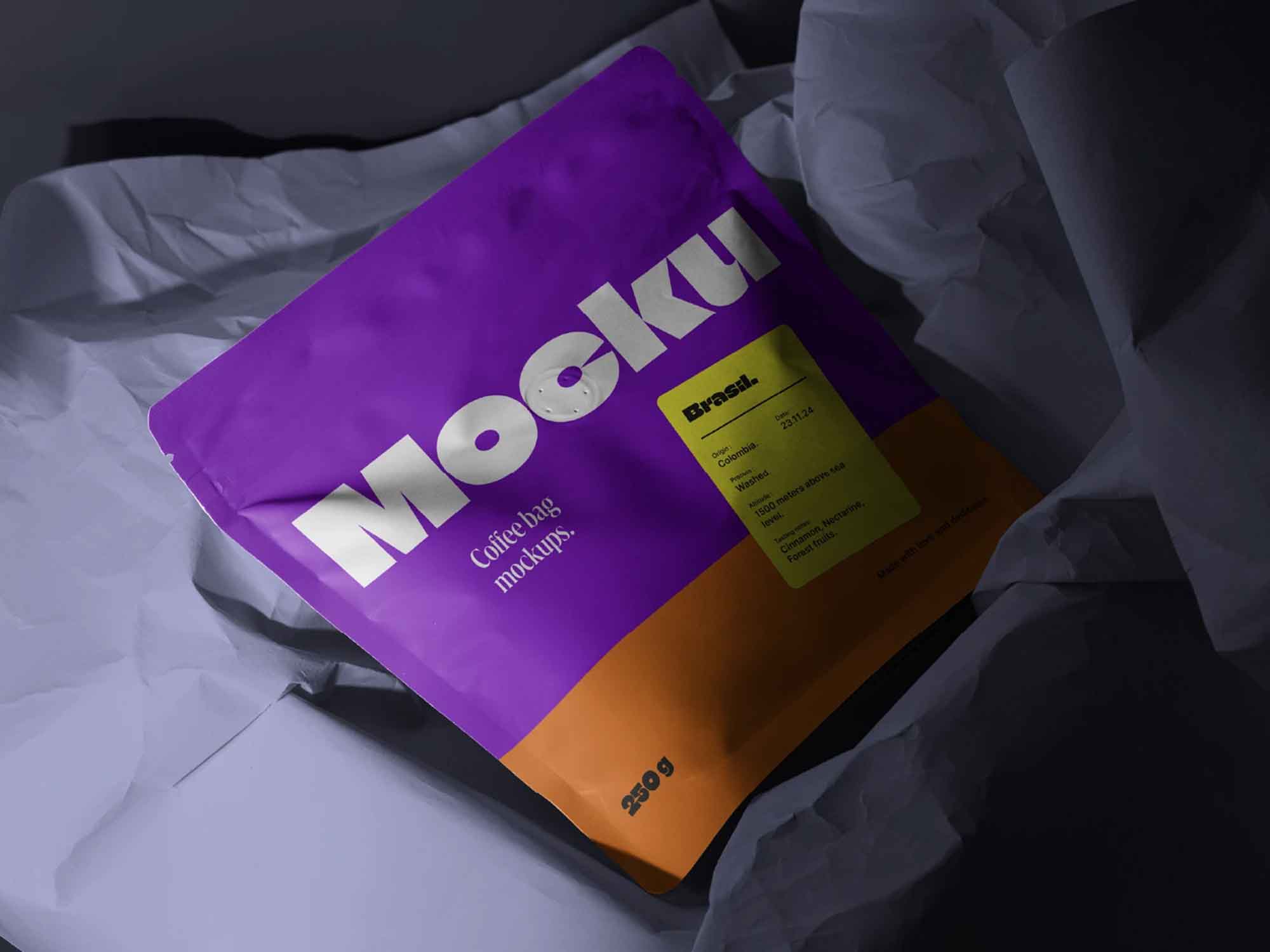 Coffee Bag Mockup
