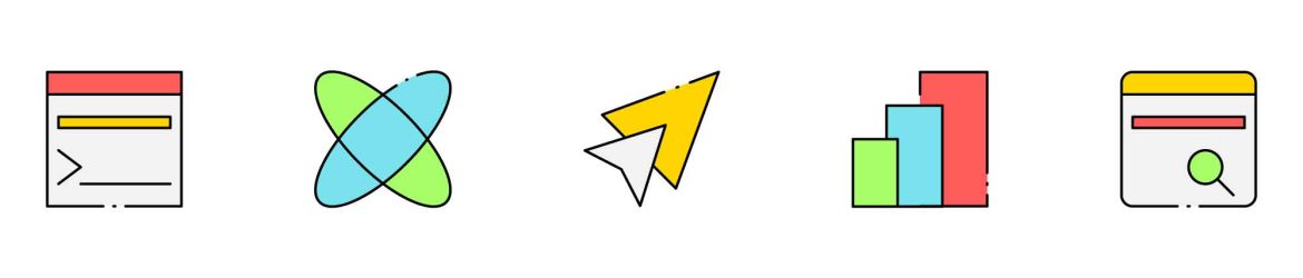 Colored Crosschain Icons