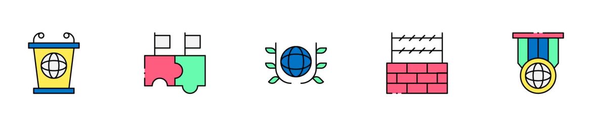 Colored Diplomacy Icons
