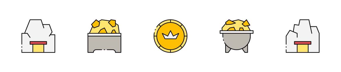 Colored Gold Icons