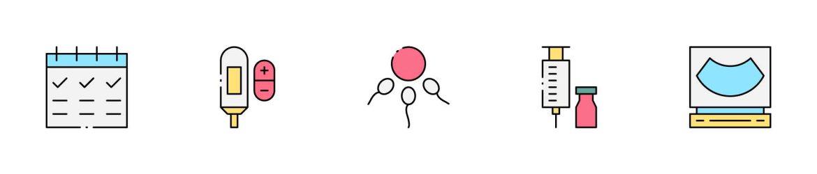 Colored Gynecology Icons