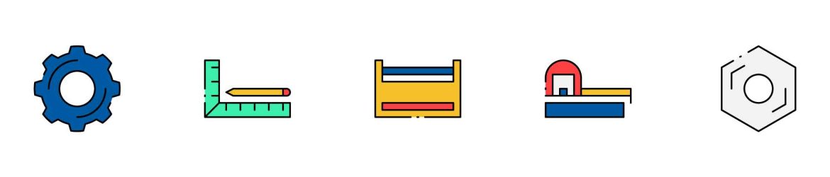 Colored Toolbox Icons