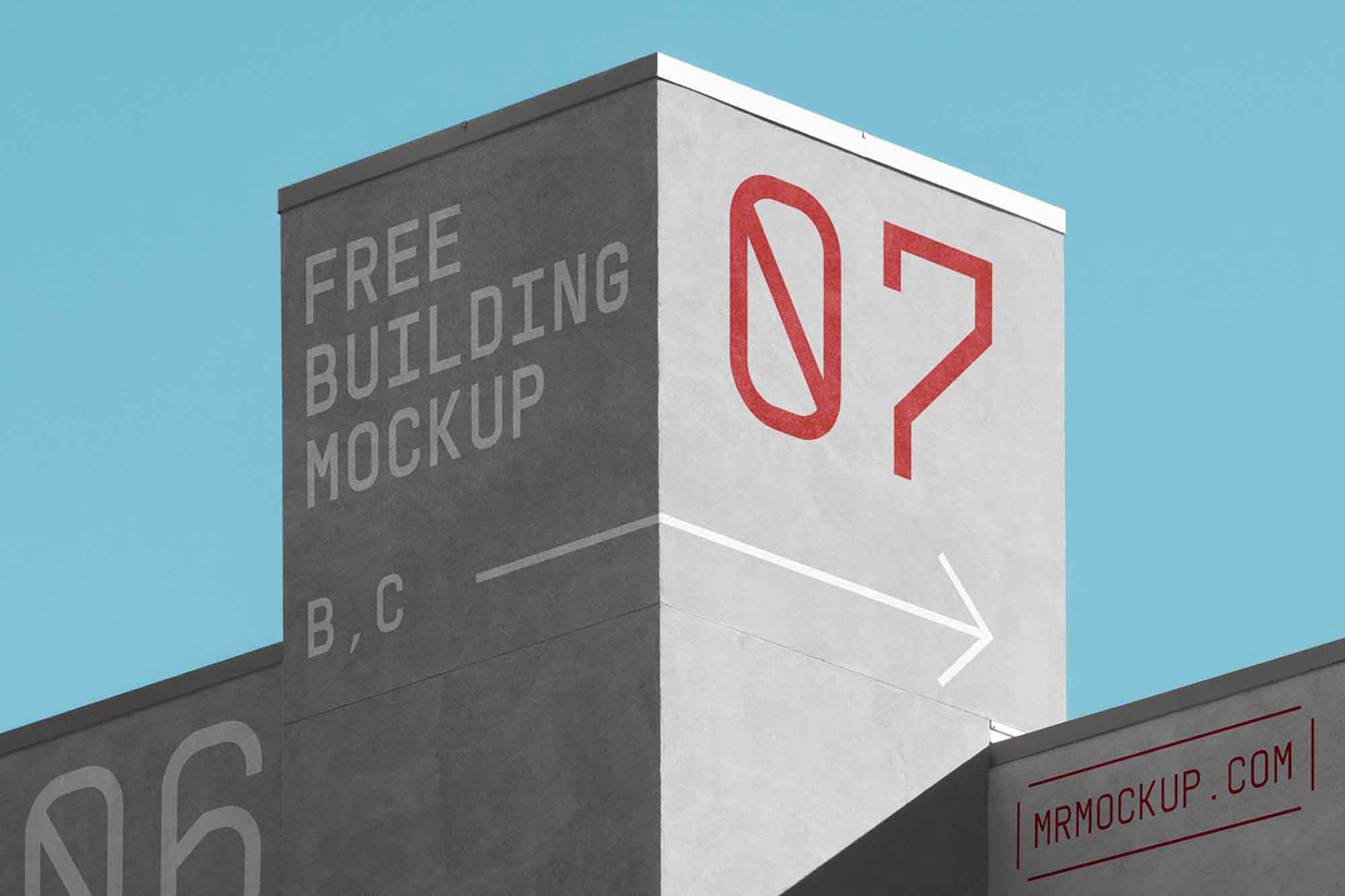 Concrete Building Mockup
