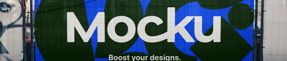 Construction Site Billboard Mockup