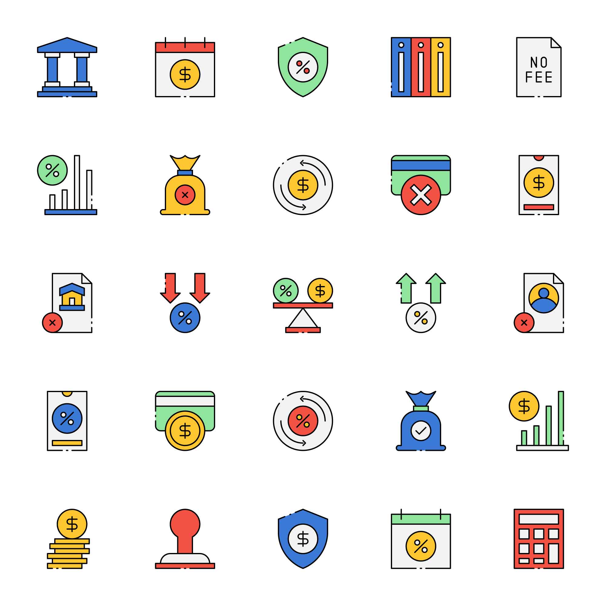 Credit and Loan Icons