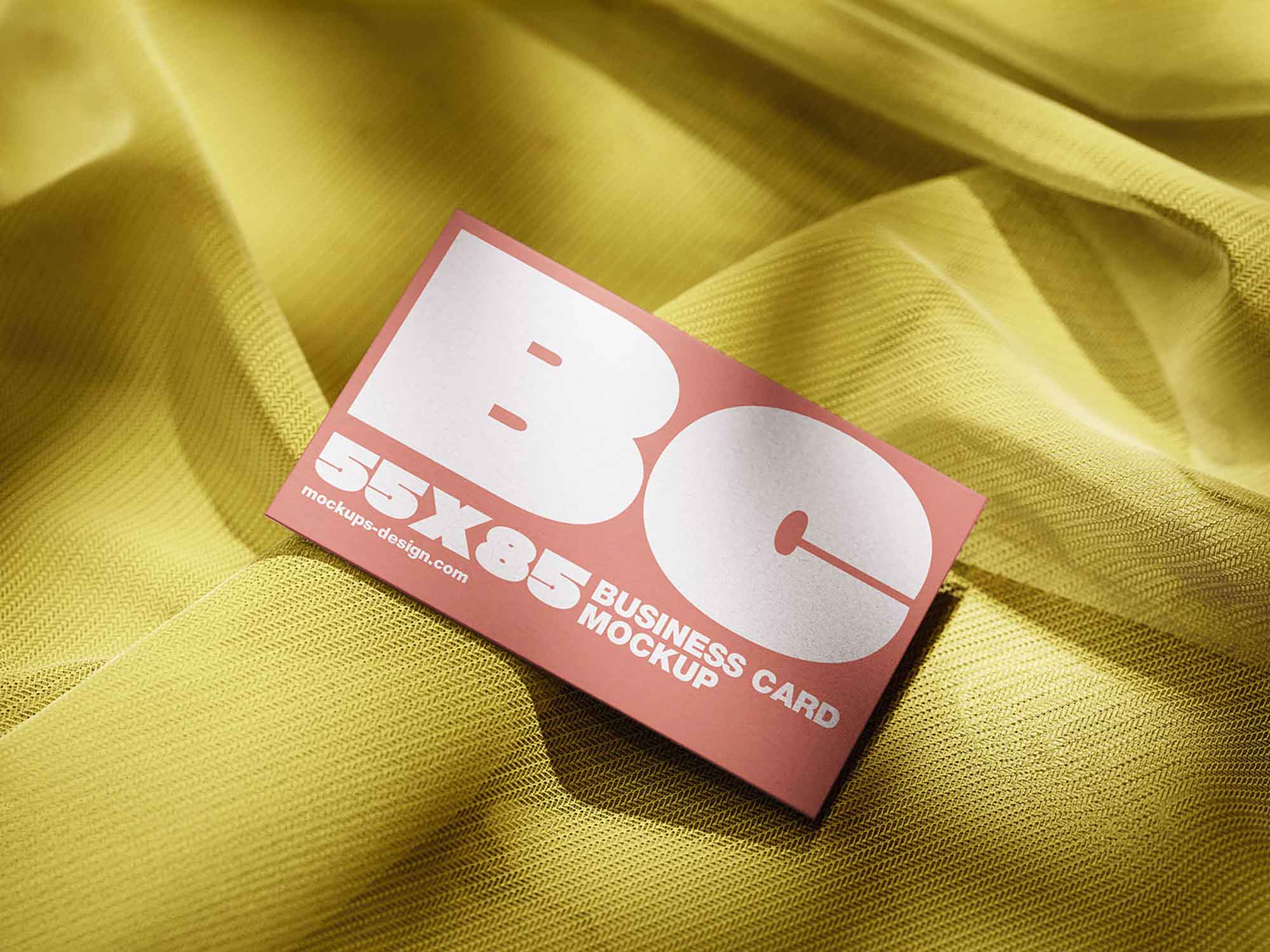 Customizable Business Card Mockup