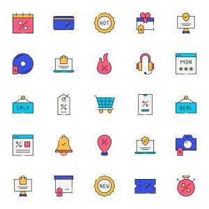 Cyber Monday Icons
