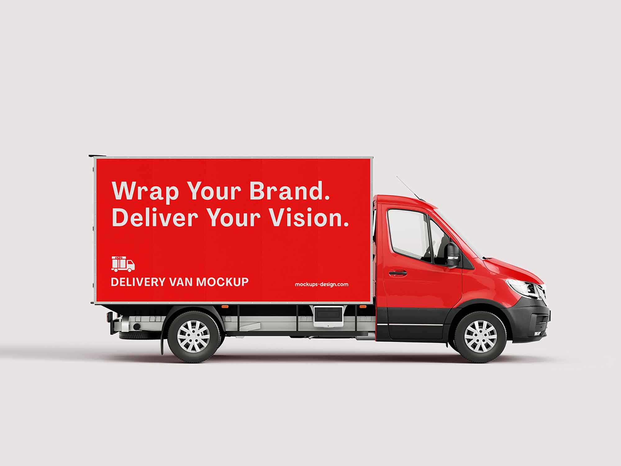Delivery Van Mockup