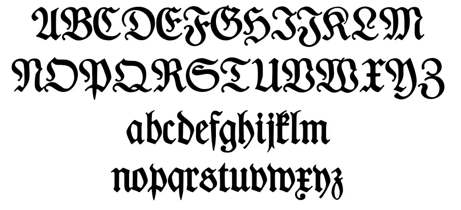 Des Malers Fraktur