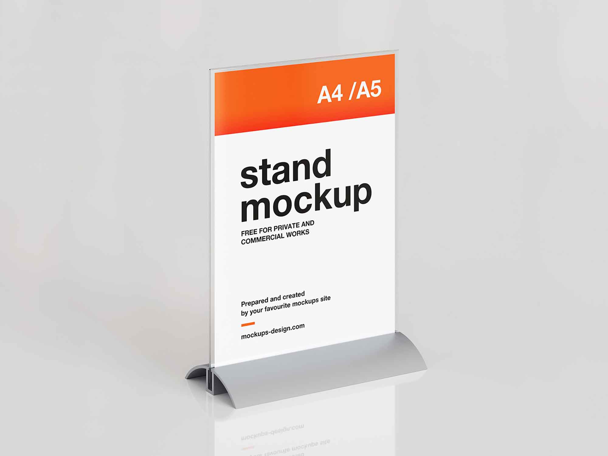 Desk Stand Mockup in PSD