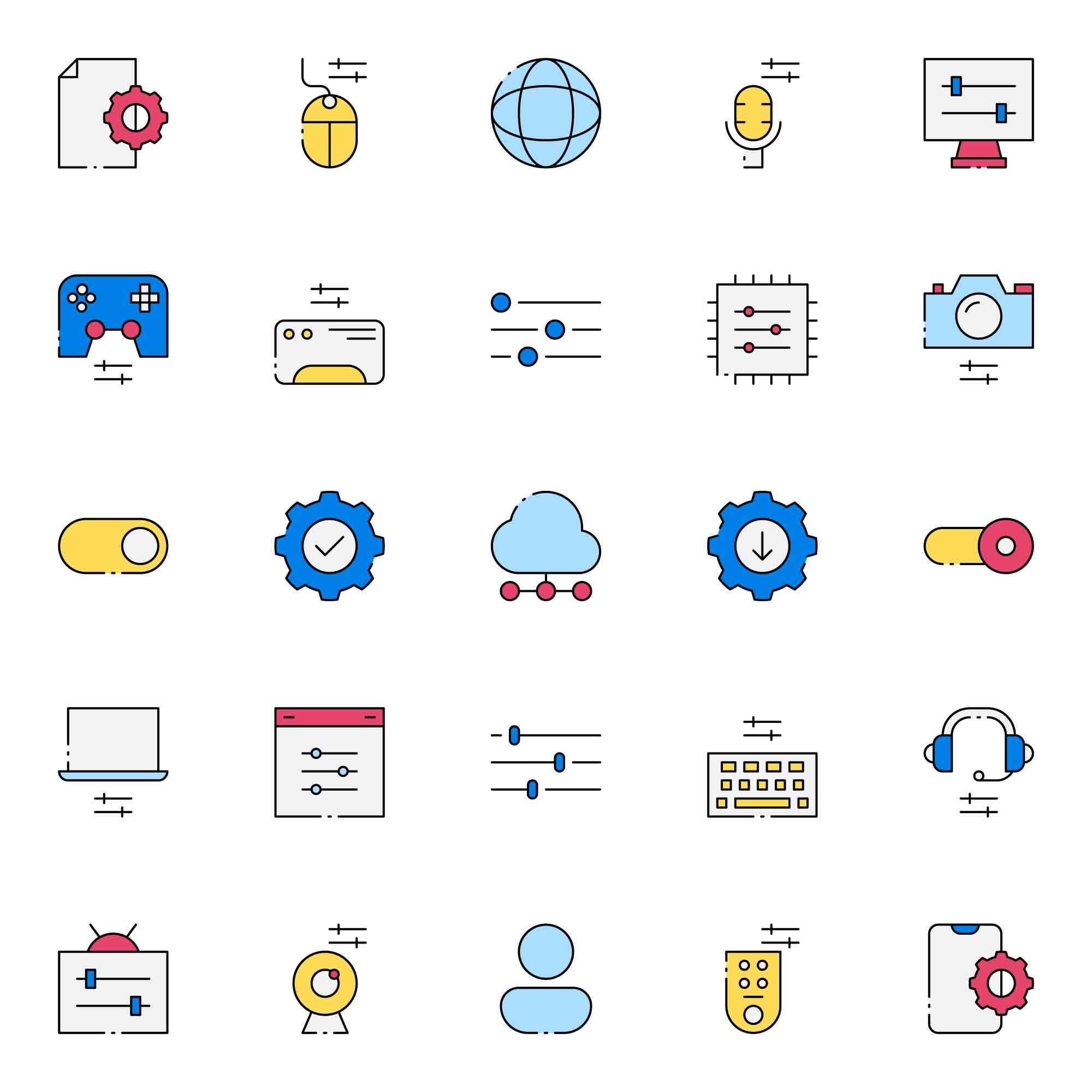 Device Setting Icons