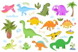 Dinosaur Hand Drawn Illustrations