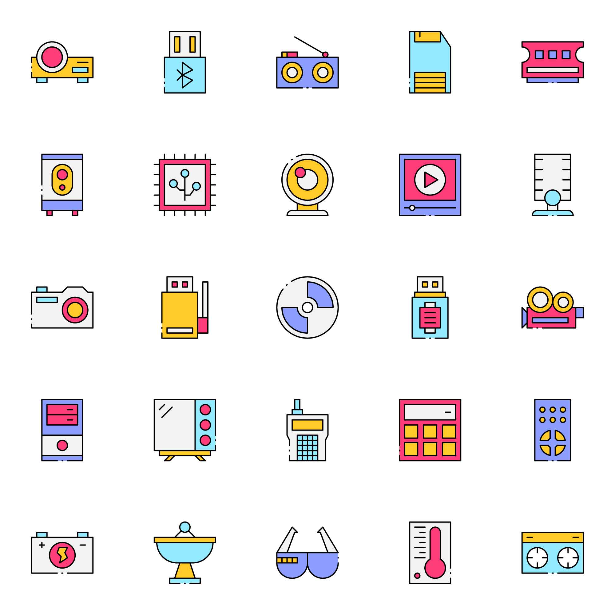 Electronic Device Icons