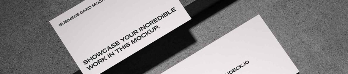 Elegant Business Card Mockup