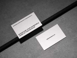 Elegant Business Card Mockup