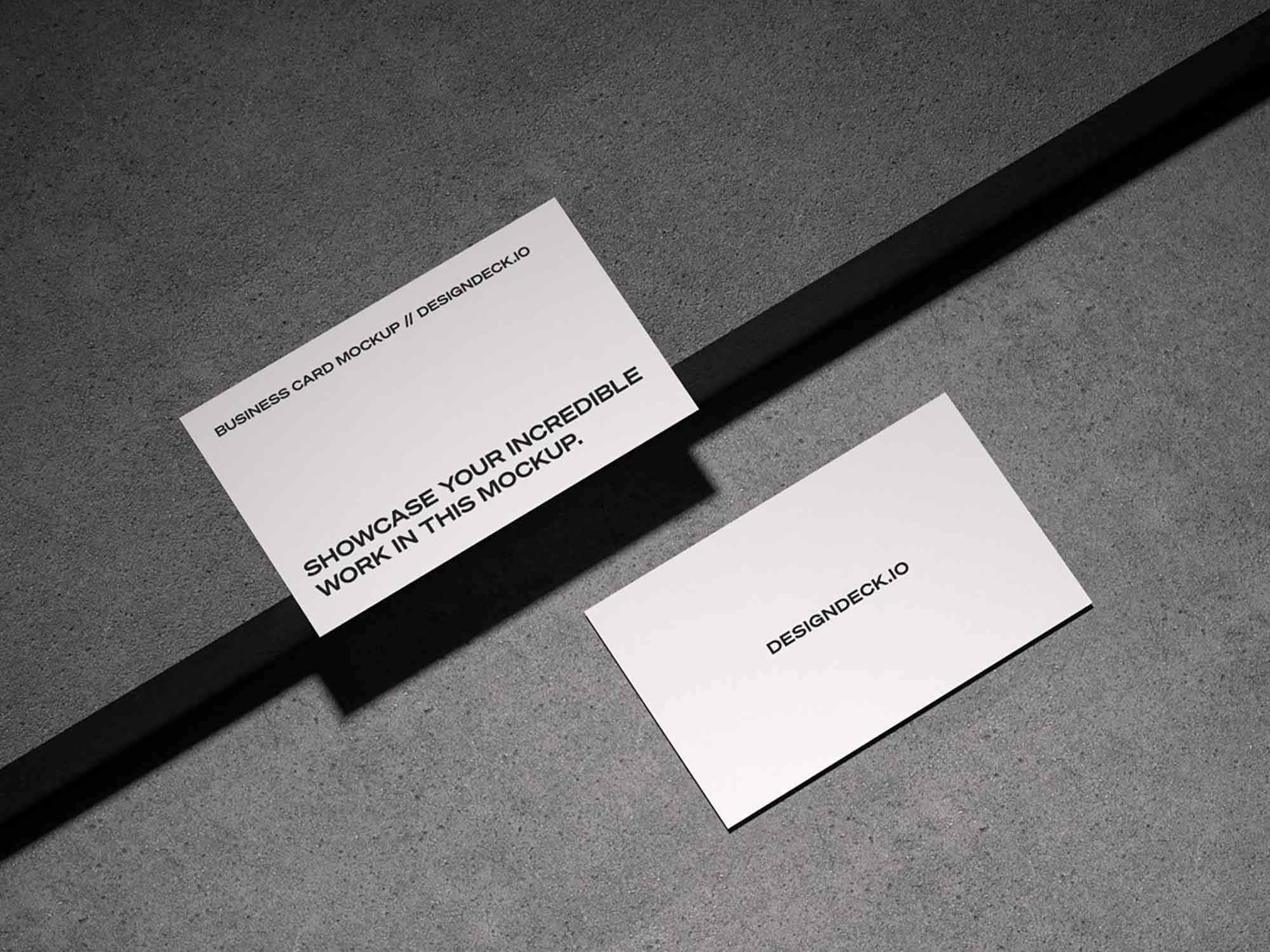 Elegant Business Card Mockup