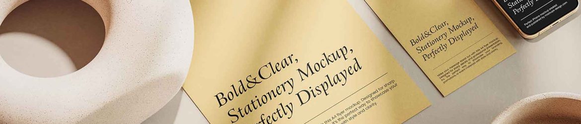 Elegant Stationery Mockup