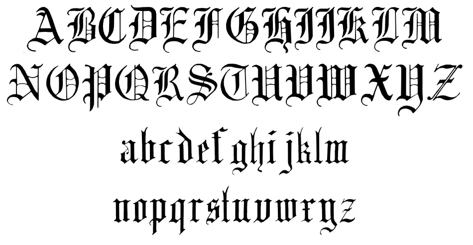 English Gothic, 17th c.