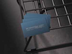 EU Business Card Mockup