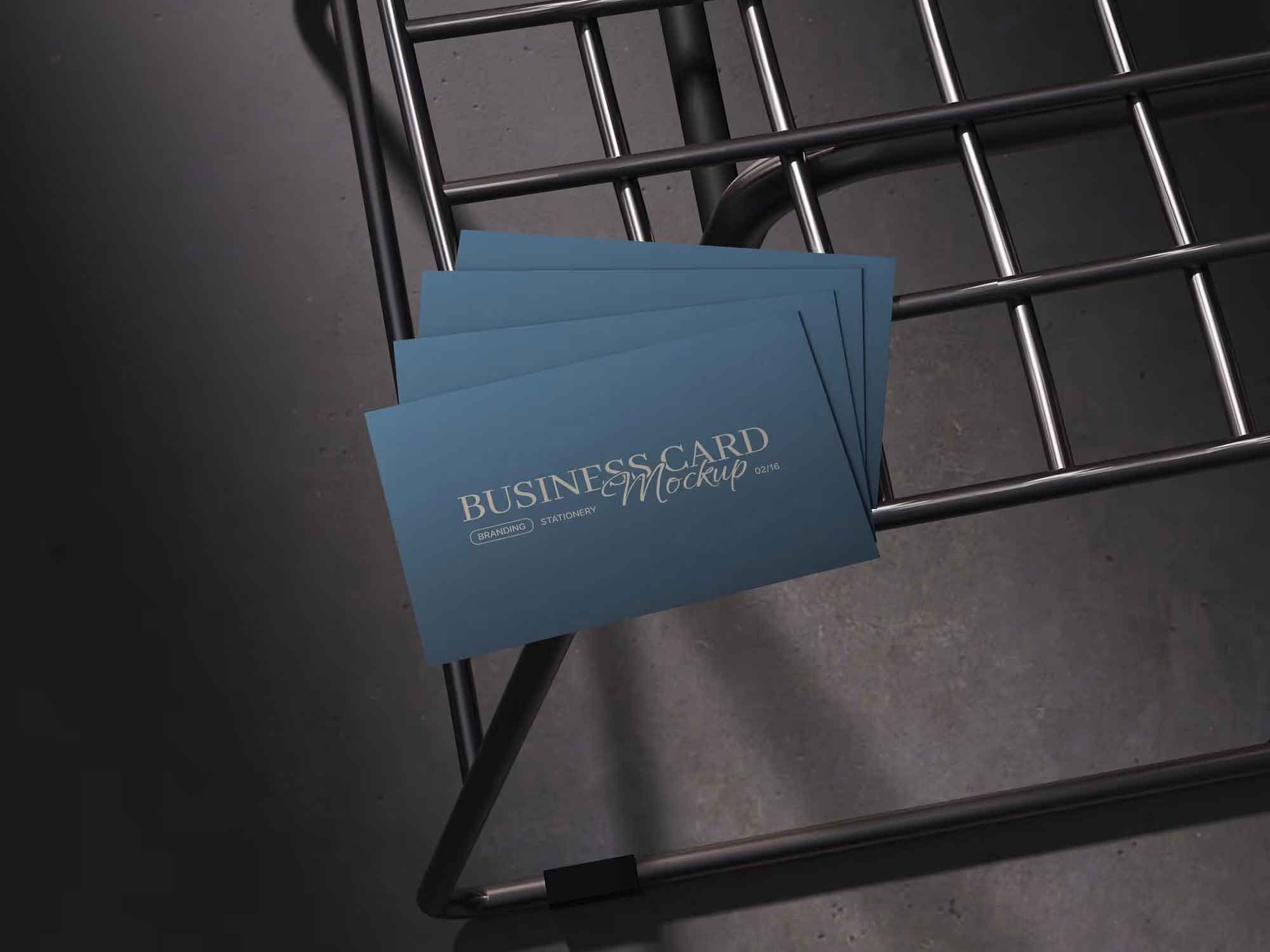 EU Business Card Mockup