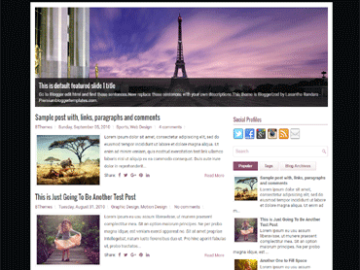 Evo – Template Blogger Grátis Evo
