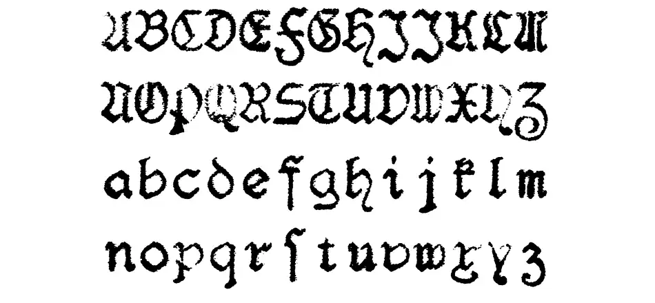 F25 Blackletter Typewriter
