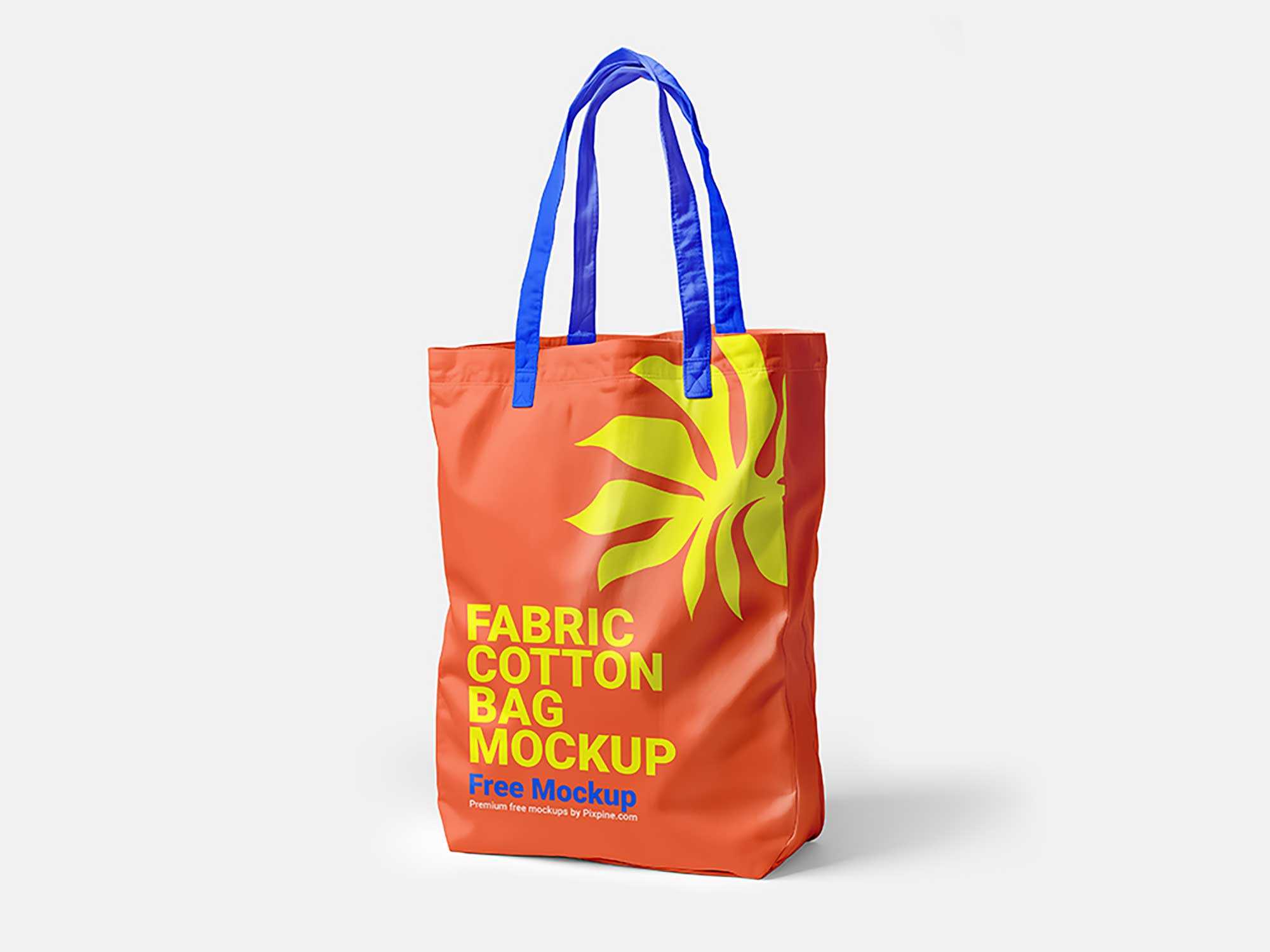 Fabric Cotton Bag Mockup