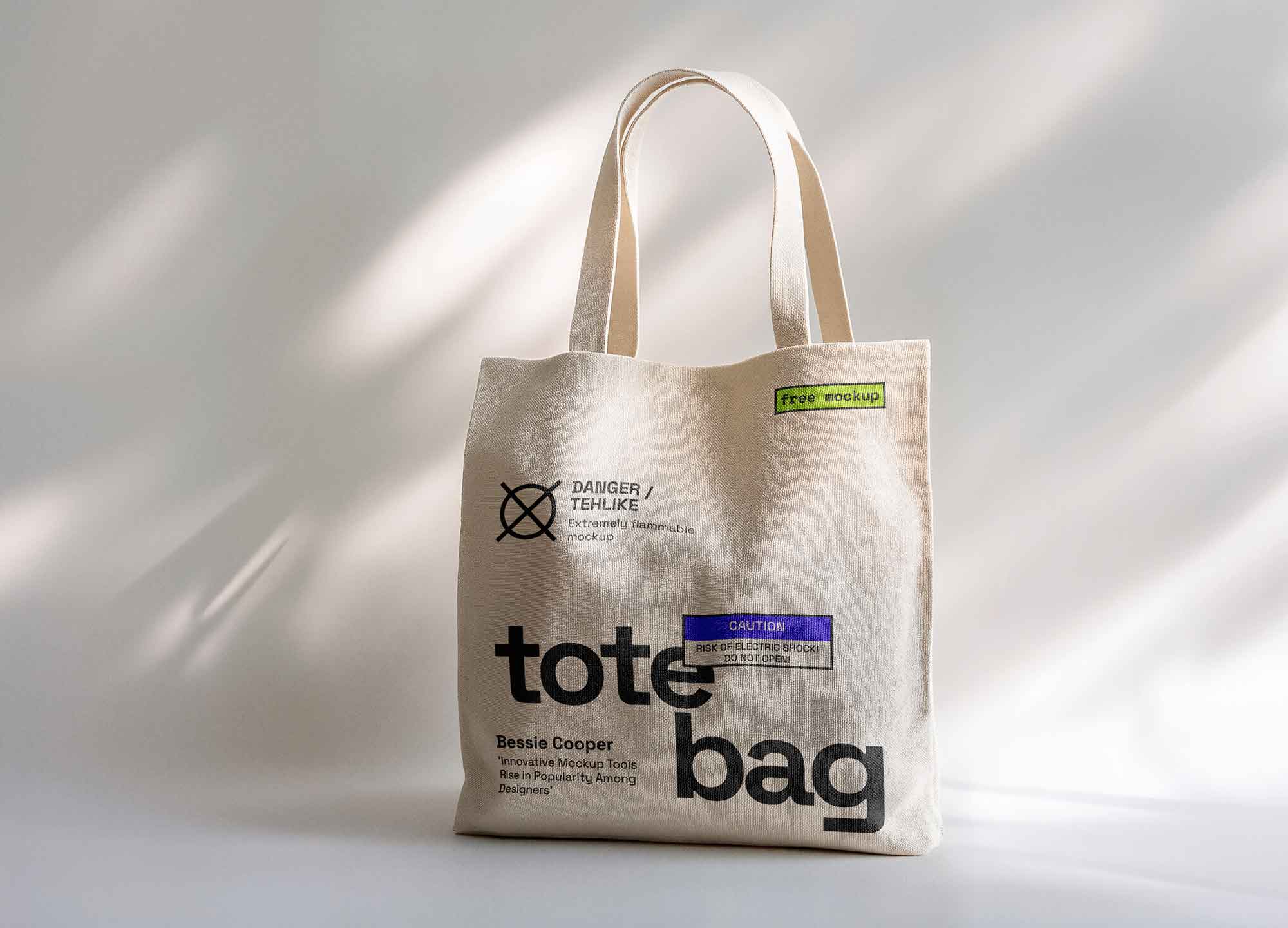 Fabric Shopping Bag Mockup