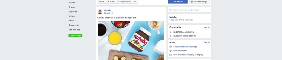 Facebook Business Profile Page Mockup 2018 (PSD)