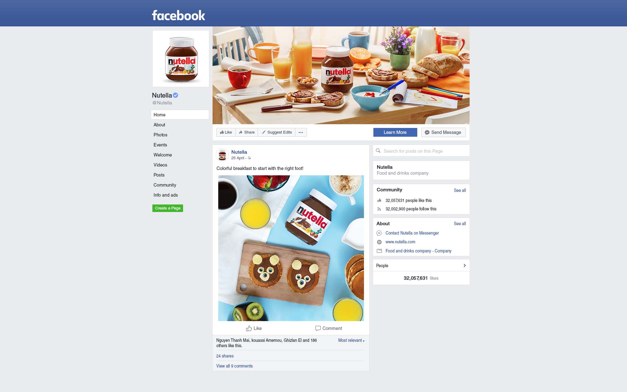 Facebook Business Profile Page Mockup 2018 (PSD)