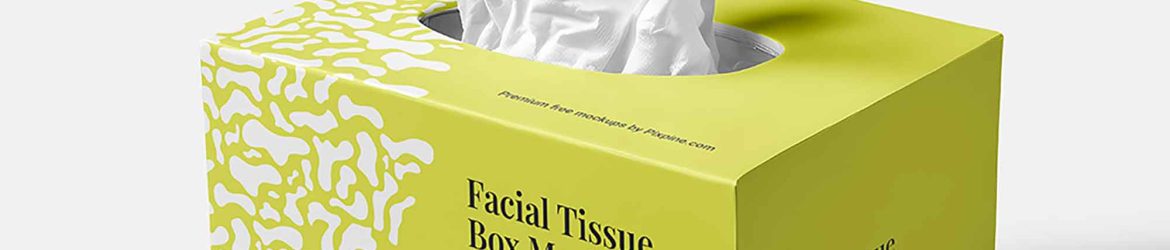 Facial Tissue Box Mockup