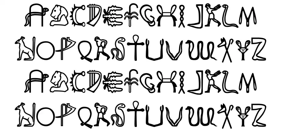 Fake Hieroglyphs