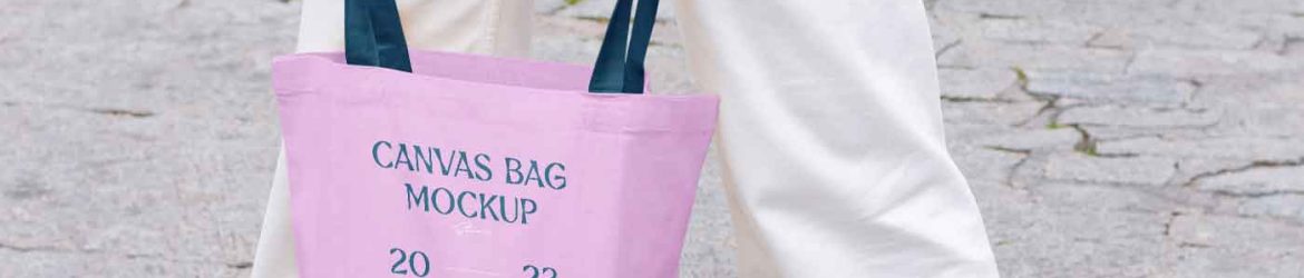 Fashion Canvas Bag Mockup
