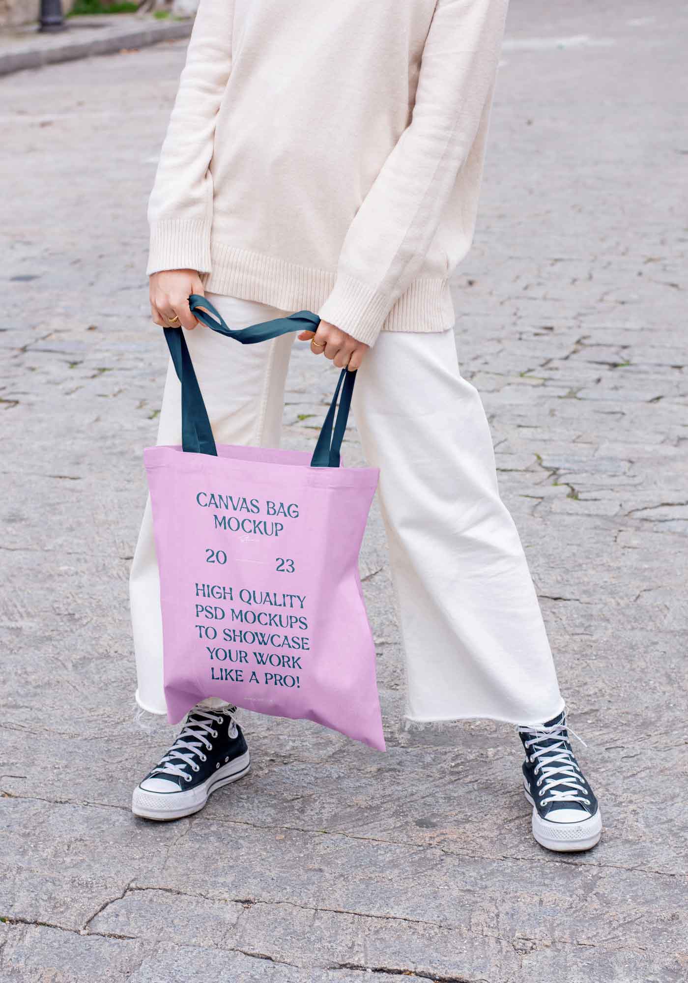 Fashion Canvas Bag Mockup