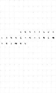 Mapa de caracteres da fonte FE Win Pets 1