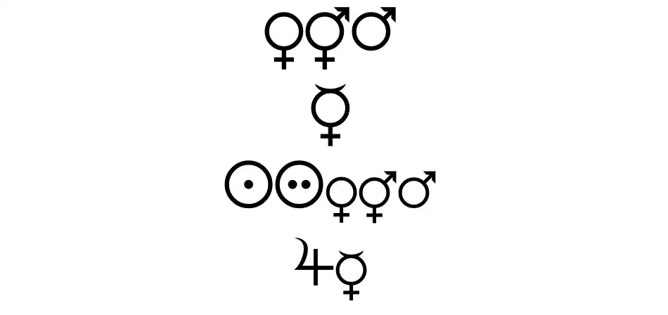 Female and Male Symbols