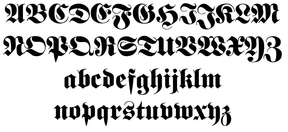 Fette Unz Fraktur