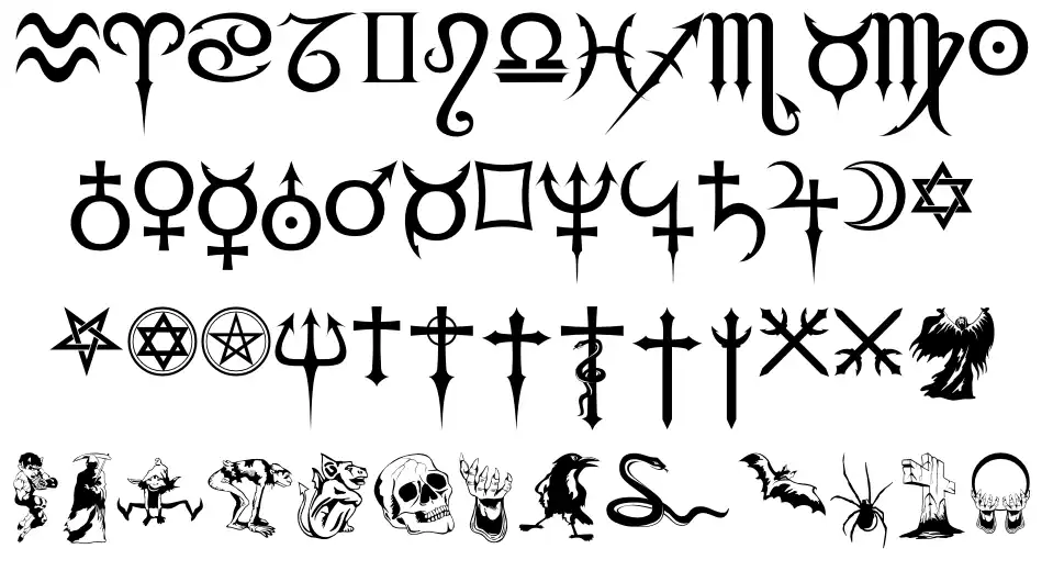 Fiolex Mephisto Dingbats