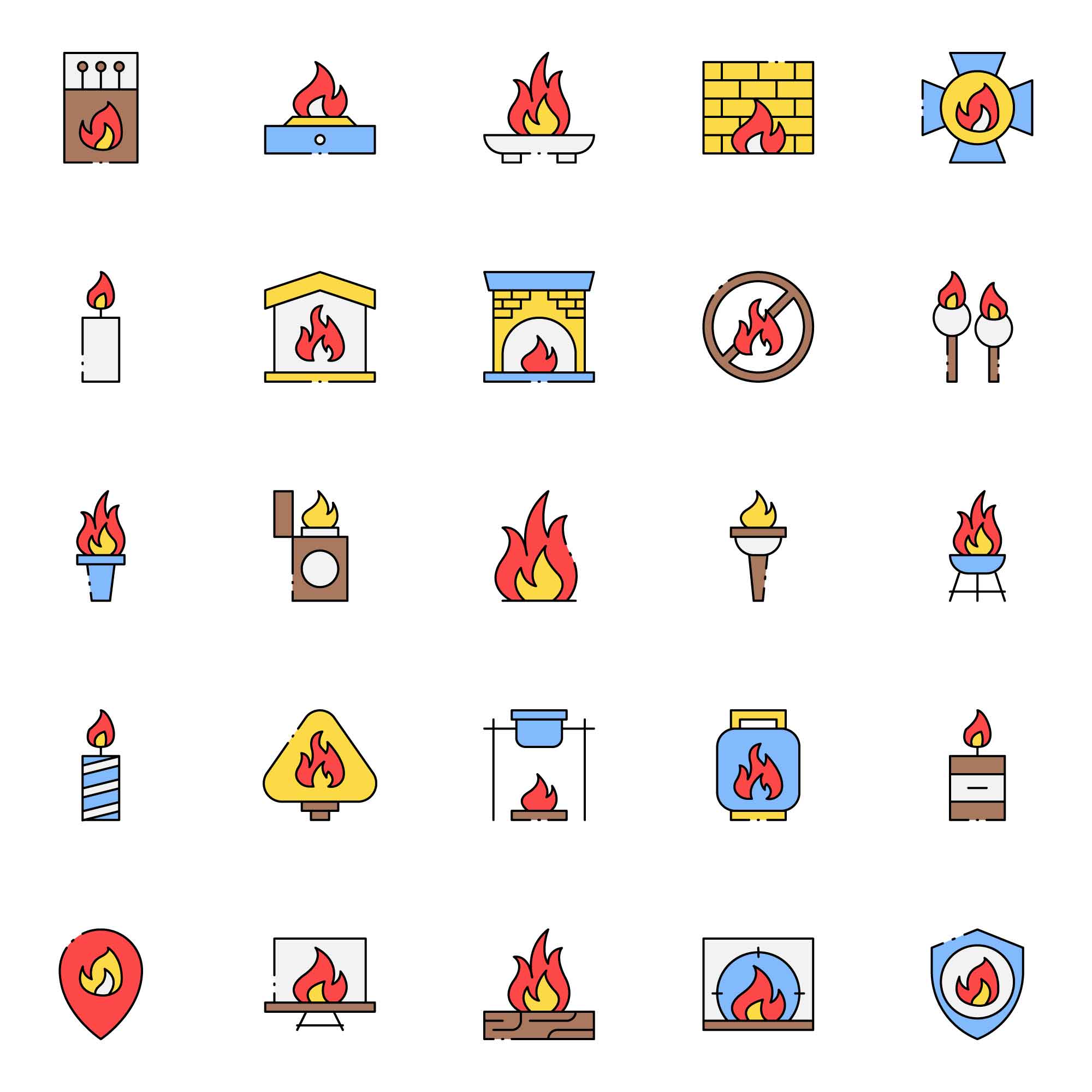 Fire Flame Icons