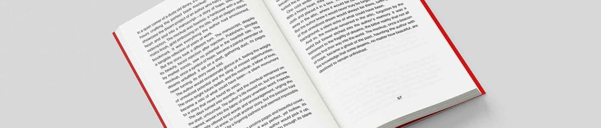 Flap Cover Book Mockup
